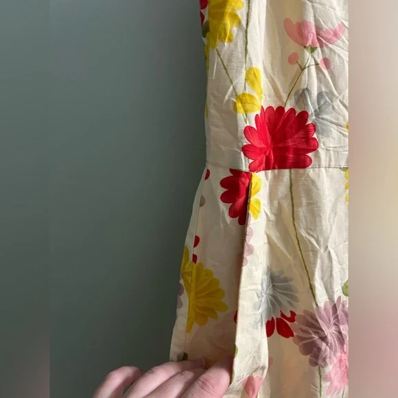 NWT mango MNG linen floral jumpsuit - Picture 8 of 13